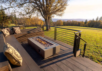 Deck Space with Fireplace